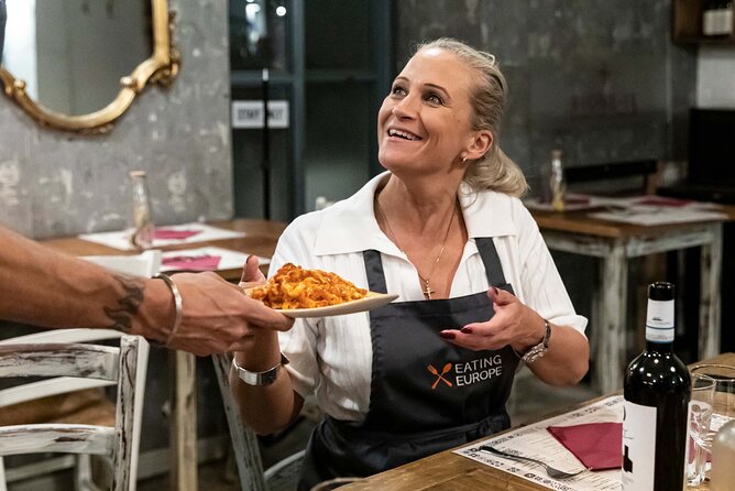 Rome Trastevere Pasta Making Class with Eating Europe - A food tour that turns into a pasta lesson