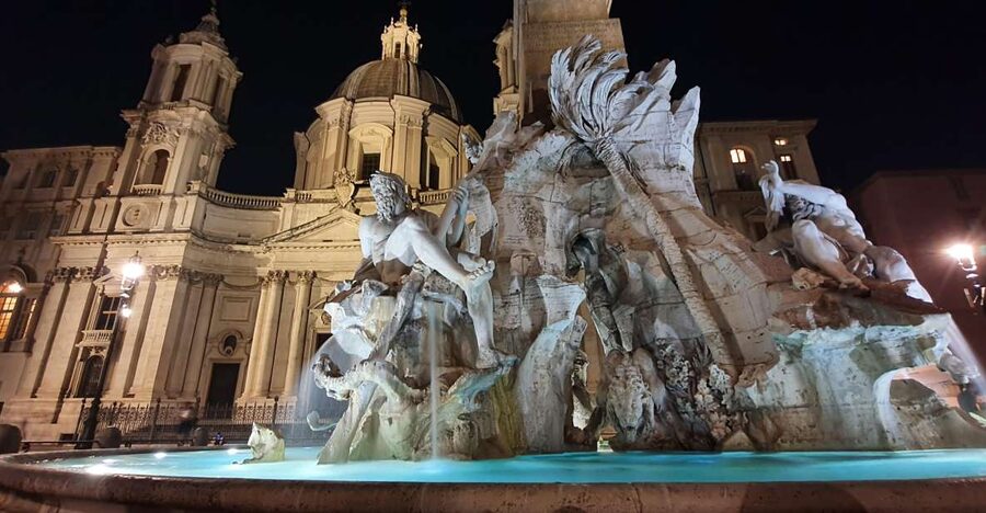 Rome: Trevi Fountain & Other Highlights Guided Tour at Night - The Pantheon area and a lesson in Roman streets
