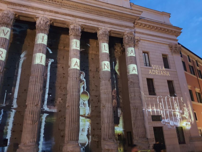Rome: Trevi Fountain & Other Highlights Guided Tour at Night - Trevi Fountain and the theater of water