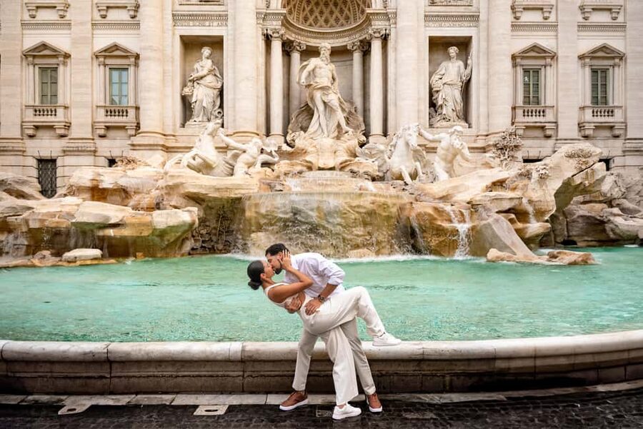 Rome: Trevi Fountain Private Early Morning Photoshoot - Photos, editing, and delivery timing