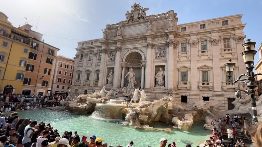 Rome: Trevi Fountain Underground Aqueduct Walking Tour - Trevi Fountain, seen as the end of a water route