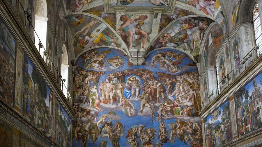 Rome: Vatican Museum and Sistine Chapel Group Tour - The spiral staircase and the first museum rooms