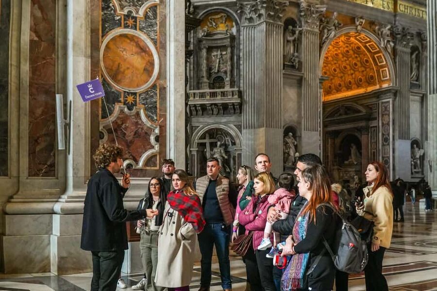 Rome: Vatican Museums, Sistine Chapel & Basilica Tour - The Gallery of Woven Works and the approach to the Sistine Chapel