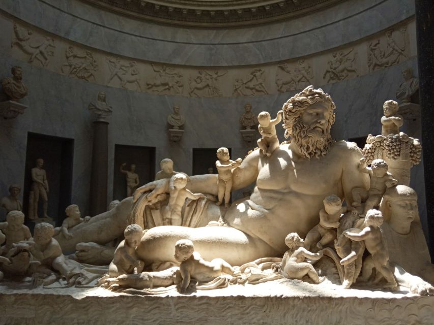 Rome: Vatican Museums Sistine Chapel St Peters Basilica Tour - Cortile del Belvedere and the museum entrance