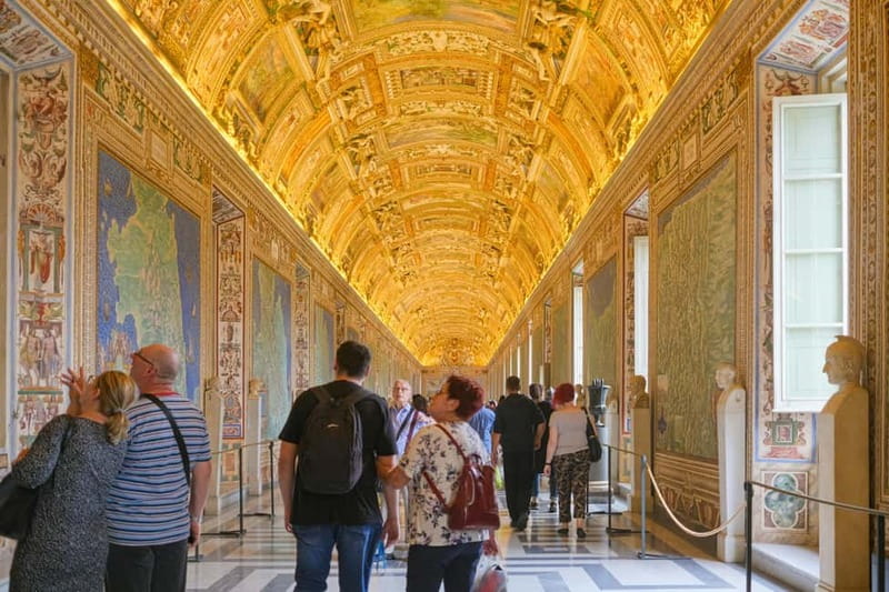 Rome: Vatican, Sistine Chapel, and St Peter's Guided Tour - The Gallery of Maps and Cabinet of the Masks