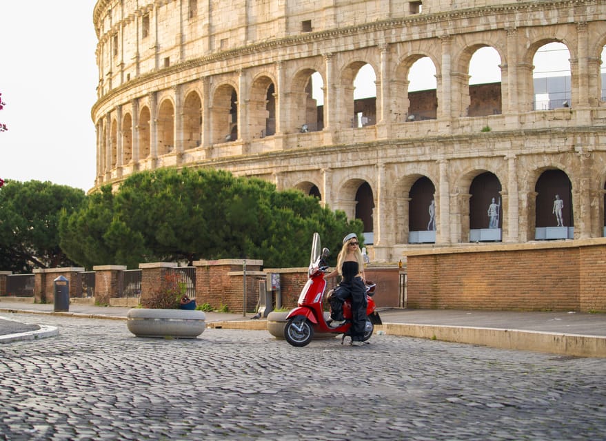 Rome: Vespa City Tour with Professional Photoshoot - The Orange Garden And Rome’s First Big View