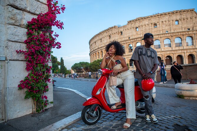 Rome Vespa Scooter Tour with Professional Photographer - Starting at the Colosseum on Via del Colosseo