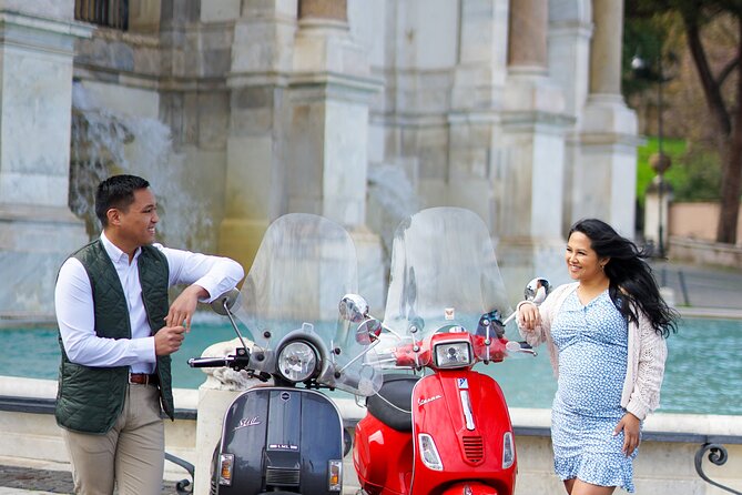 Rome Vespa Scooter Tour with Professional Photographer - Orange Garden views from the Aventine Hill