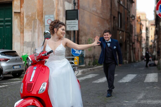 Rome Vespa Scooter Tour with Professional Photographer - The Mouth of Truth and a quick look at Roman legend