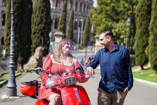 Rome Vespa Scooter Tour with Professional Photographer - Vittoriano and Piazza Venezia in the heart of Rome