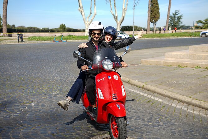 Rome Vespa Tour with Professional Photoshoot - Passing Castel Sant’Angelo