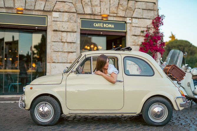 Rome: Vintage Fiat 500 Car Tour with Photographer - Key points to know before booking