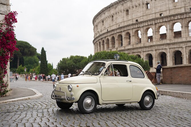 Rome: Vintage Fiat 500 Car Tour with Photographer - Riding past Circus Maximus