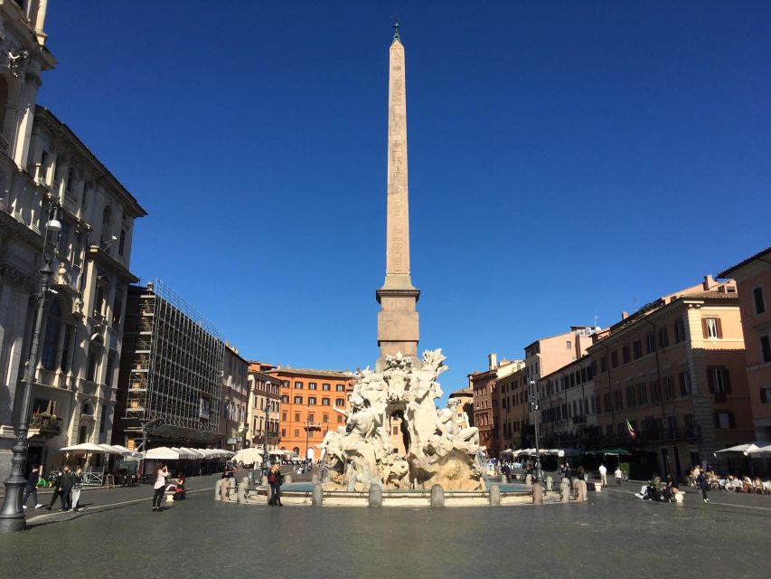 Rome: Walking Tour and Hop-On Hop-Off Bus Ticket - Piazza Navona and Bernini’s fountain