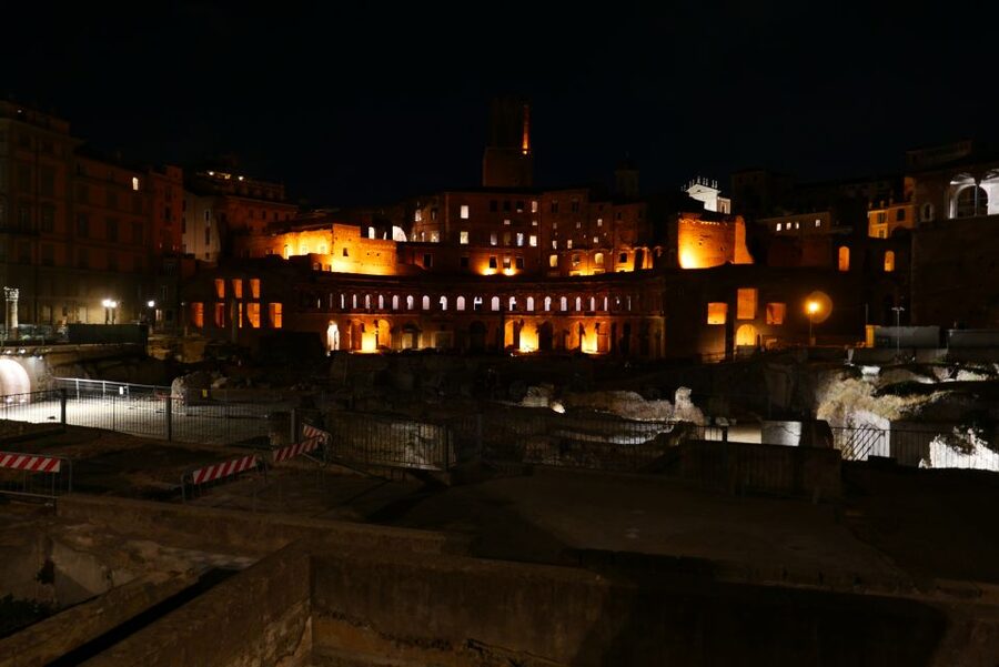 Rome: Wonders of Ancient Rome at Dusk - Trajan’s Forum and the Column of Trajan