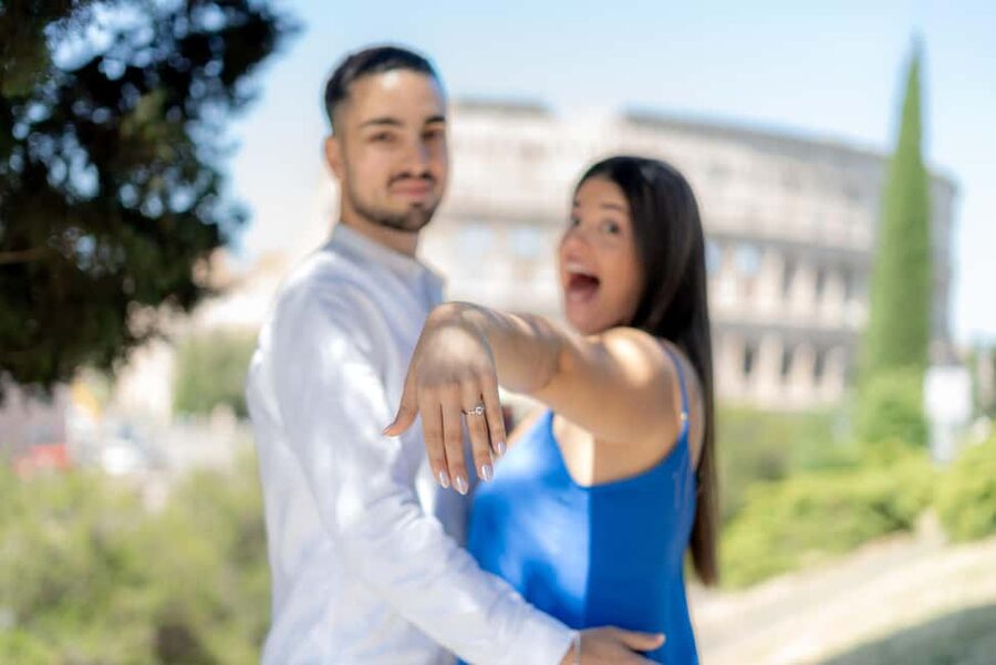 Secret Proposal Photoshoot in Rome + Reel - Choosing the location and keeping the secret