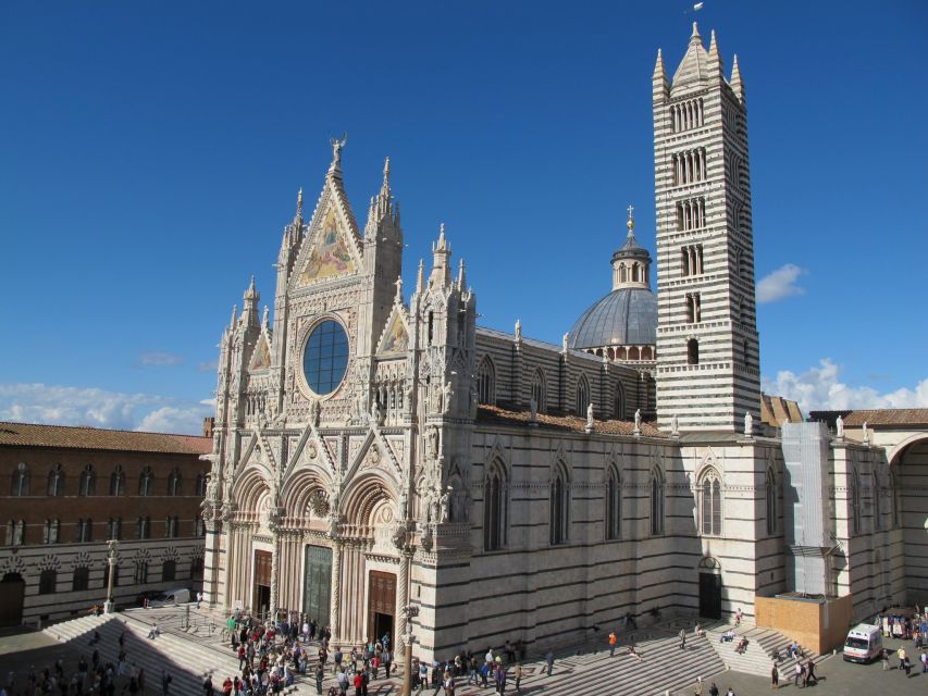Siena & San Gimignano Day Tour & Wine Tasting from Rome - Siena’s Piazza del Campo and Gothic sights