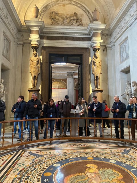 Sistine Chapel, Vatican Museums Tour & Entry to St Peter's - The Pinecone Courtyard and its ancient bronze symbol