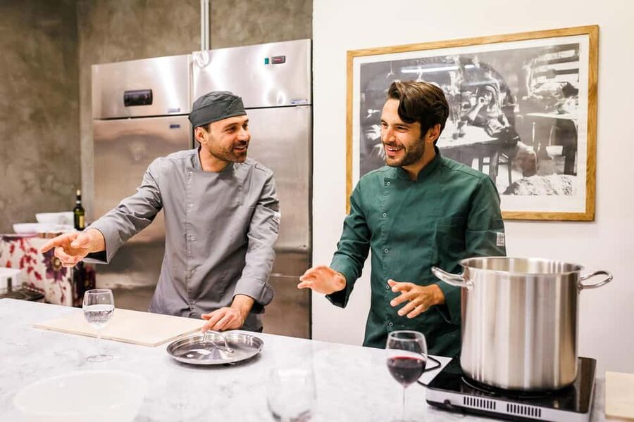Super Fun Pasta and Gelato Cooking Class by the Vatican - Fettuccine, sauce, and the meal you make