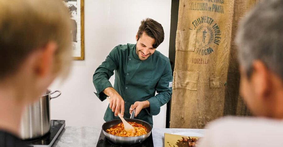 Super Fun Pasta and Gelato Cooking Class by the Vatican - Gelato from scratch