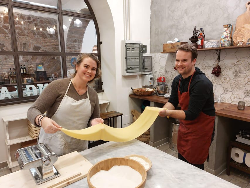 Super Fun Pasta and Gelato Cooking Class by the Vatican - Why the food and drinks add real value
