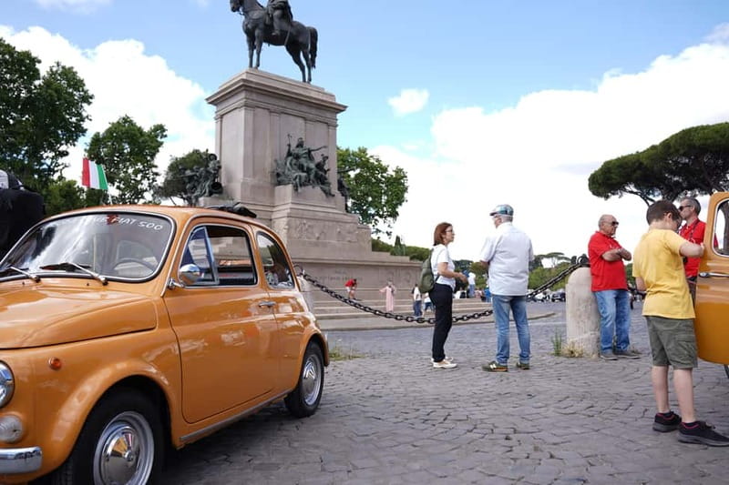 Taste, Explore, Capture-All inclusive Vespa Tour in Rome - Fontana dell’Acqua Paola and Janiculum Terrace