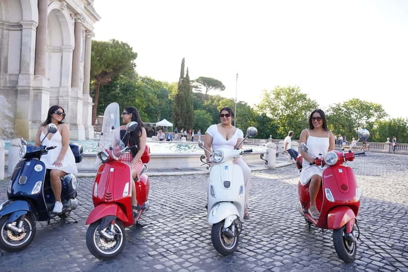 Taste, Explore, Capture-All inclusive Vespa Tour in Rome - Passing Castel Sant’Angelo