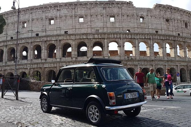 THINK BIG, GO MINI! Rome Day&Night in Mini Cooper Classic Cabrio - Piazza Navona, Trevi Fountain, and Spanish Steps