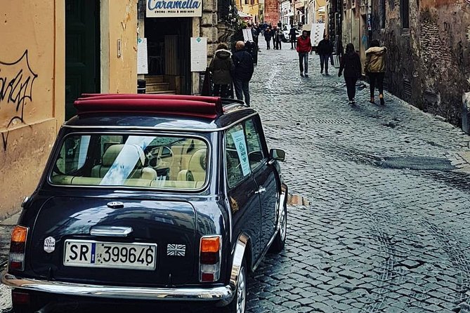 THINK BIG, GO MINI! Rome Day&Night in Mini Cooper Classic Cabrio - Trastevere and the Evening Side of Rome