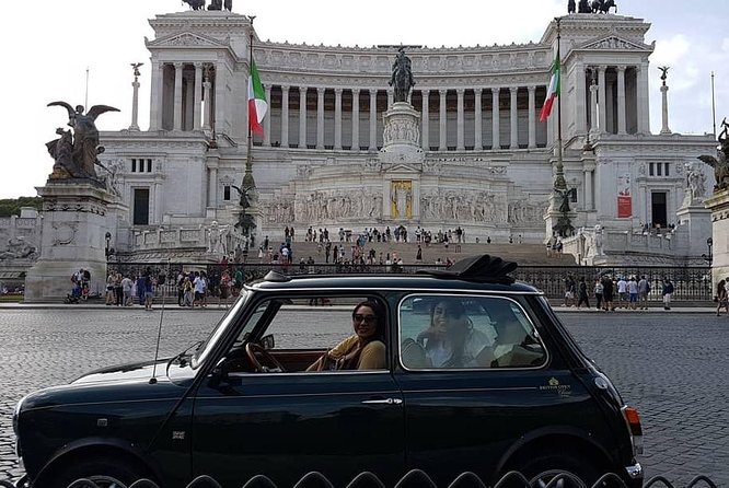 THINK BIG, GO MINI! Rome Day&Night in Mini Cooper Classic Cabrio - Gianicolo Hill and the Acqua Paola Fountain