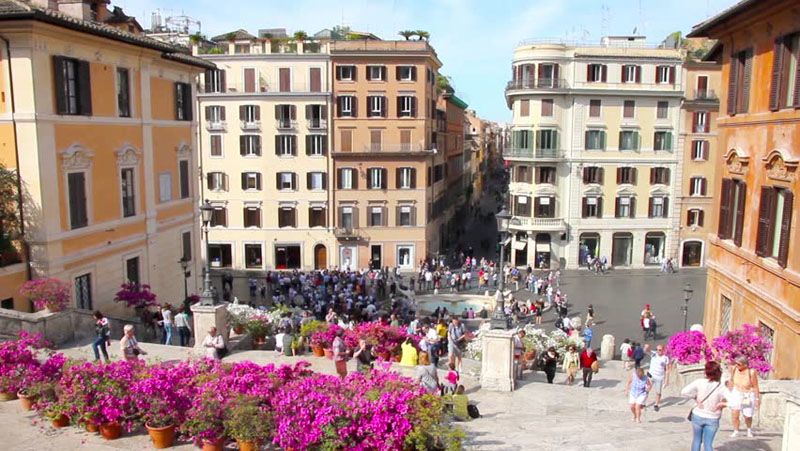 Through Eternity Rome Private Tour & Pantheon - Climbing the Spanish Steps