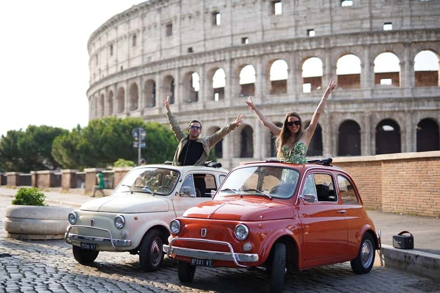 Timeless Rome: A Journey in a Vintage Fiat 500 - Guides, languages, and group size