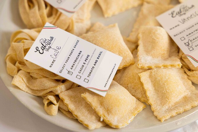 Top Class of Ravioli, Fettuccine and Tiramisu Workshop in Rome - Afternoon or evening timing