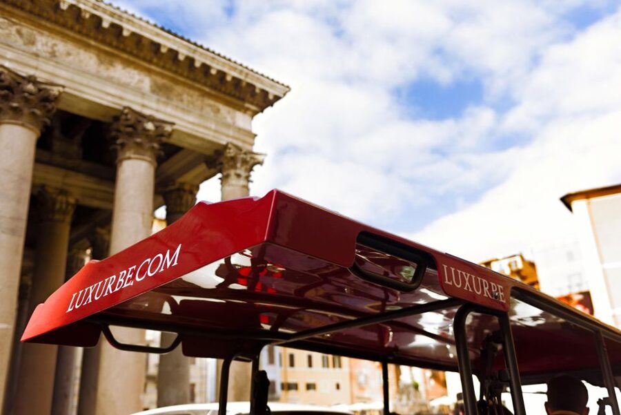 Tour of Rome in Golf Cart: Ancient Rome - Seeing the Colosseum without entering
