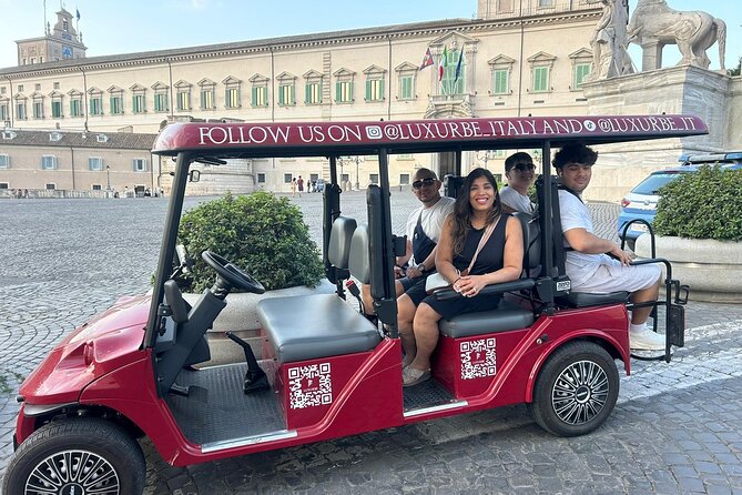 Tour of Rome in Golf Cart: Seven Hills of Rome - Quirinal Hill and the presidential palace