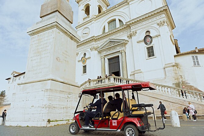 Tour of Rome in Golf Cart: Seven Hills of Rome - The Mouth of Truth and the story behind the stone face