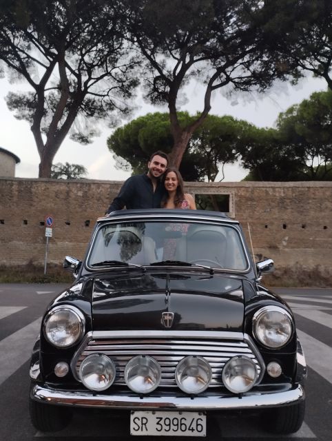 Tour of Rome in Mini Cooper Classic Cabriolet - The local touch: photos, drinks, and an aperitif