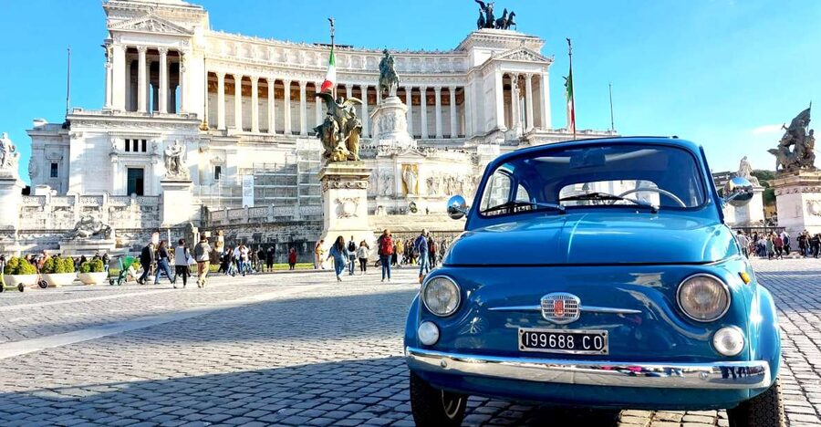 Tour of Rome on board a Vintage Fiat 500 - Trastevere and Janiculum Hill