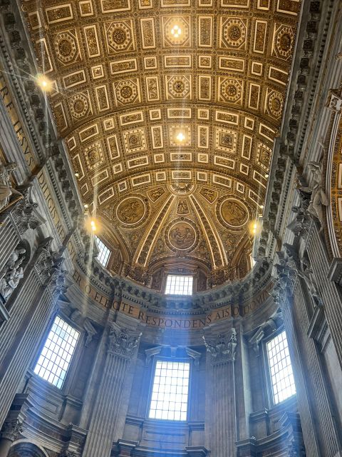Vatican City: Saint Peters Basilica with Option Selected - The Cupola and the view over Rome