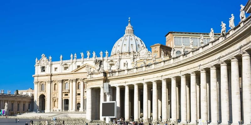 Vatican Museums, Sistine Chapel & St. Peter's Square Tour - St. Peter’s Square and the view of the basilica