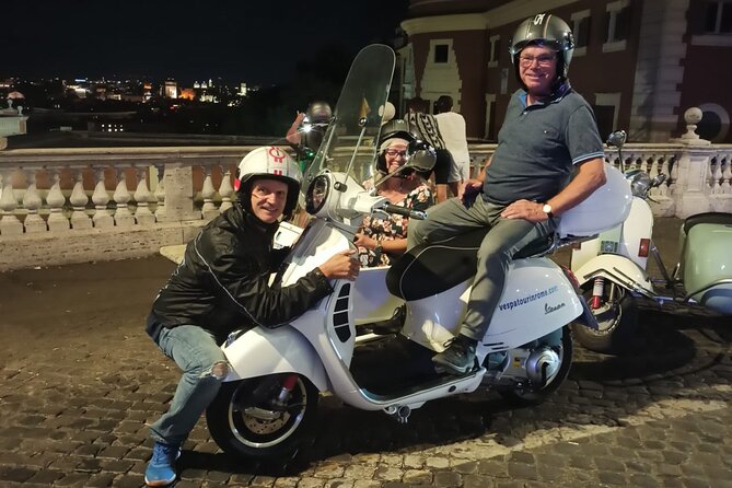 Vespa Sidecar Tour By Night with Pickup - The Pyramid of Cestius brings an unexpected change of scene