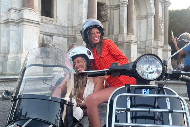 Vespa Sidecar Tour By Night with Pickup - Trastevere supplies the night’s edible break