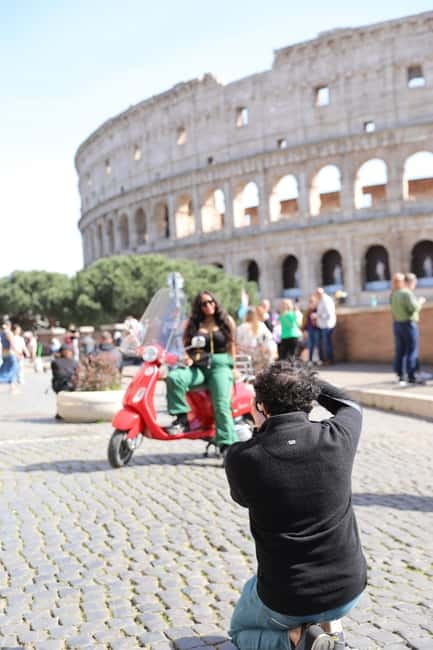 Vespa Tour with Professional Photography in Rome - Trastevere adds neighborhood character